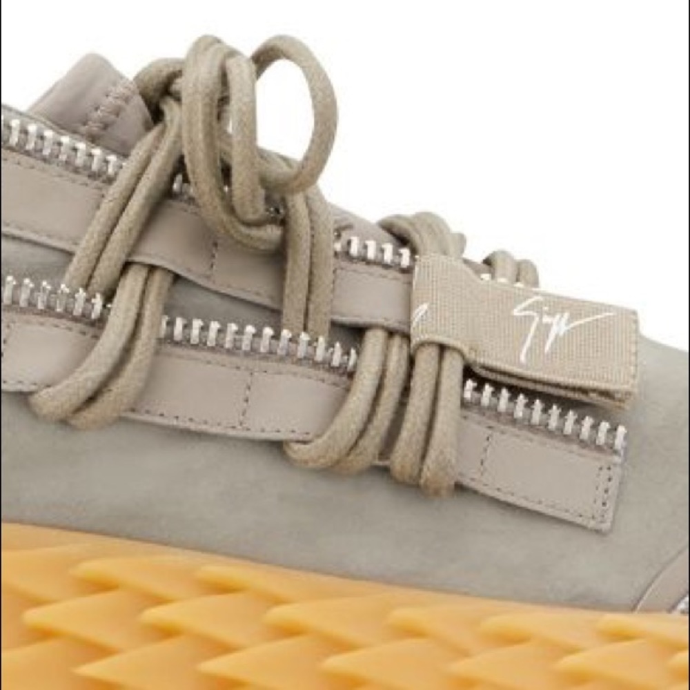 giuseppe zanotti BNIB textured sole suede lowtops - Picture 7 of 12